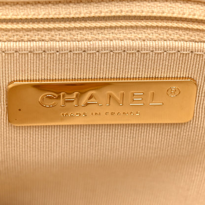 Chanel Goatskin Quilted Large Chanel 19 Flap Beige 6 of 13