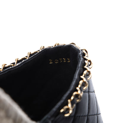 Chanel Lambskin Grosgrain Quilted CC Chain Espadrille Mules 40 Black 7 of 10