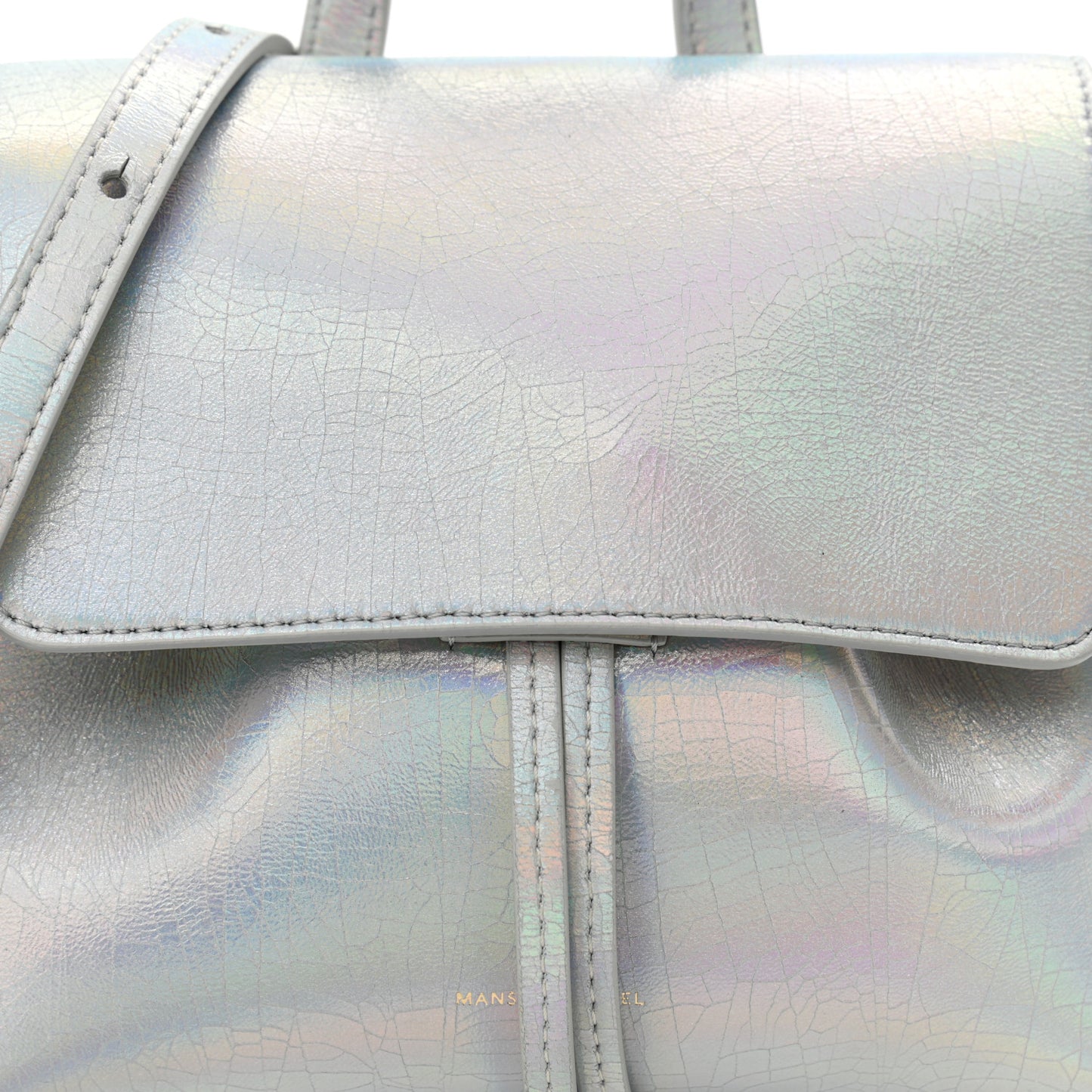 Iridescent Calfskin Mini Soft Lady Bag Iride