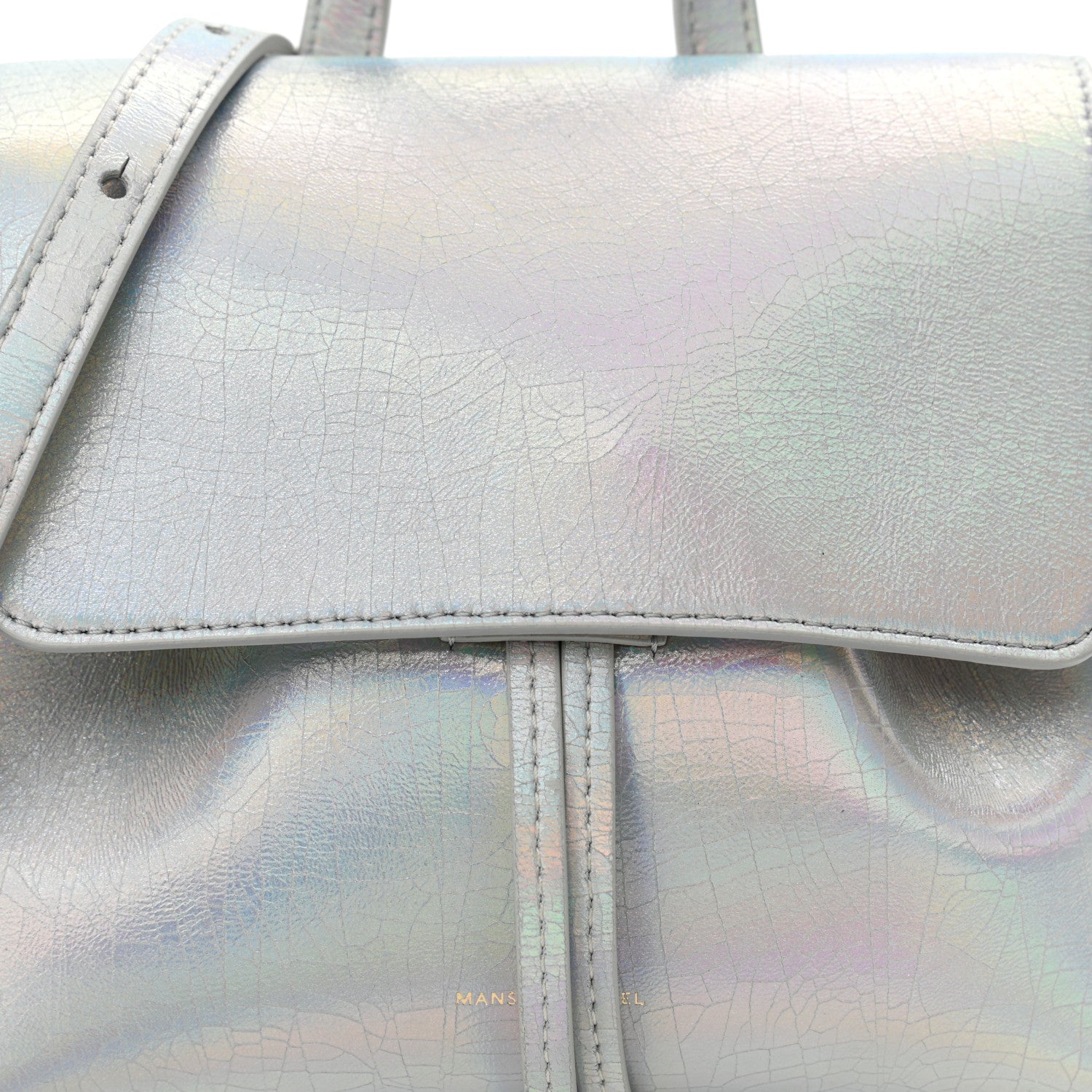 Mansur Gavriel Iridescent Calfskin Mini Soft Lady Bag Iride 7 of 9