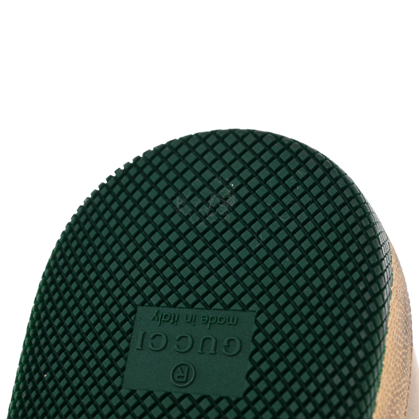 GG Monogram Nubuck Web Womens Screener Sneakers 37 New Sand Milk Vintage Green