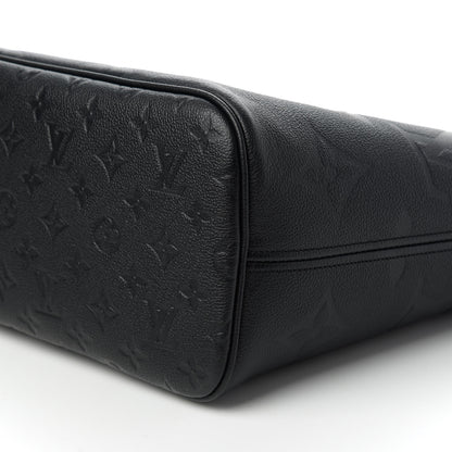 Louis Vuitton Empreinte Monogram Giant Neverfull MM Black 7 of 9