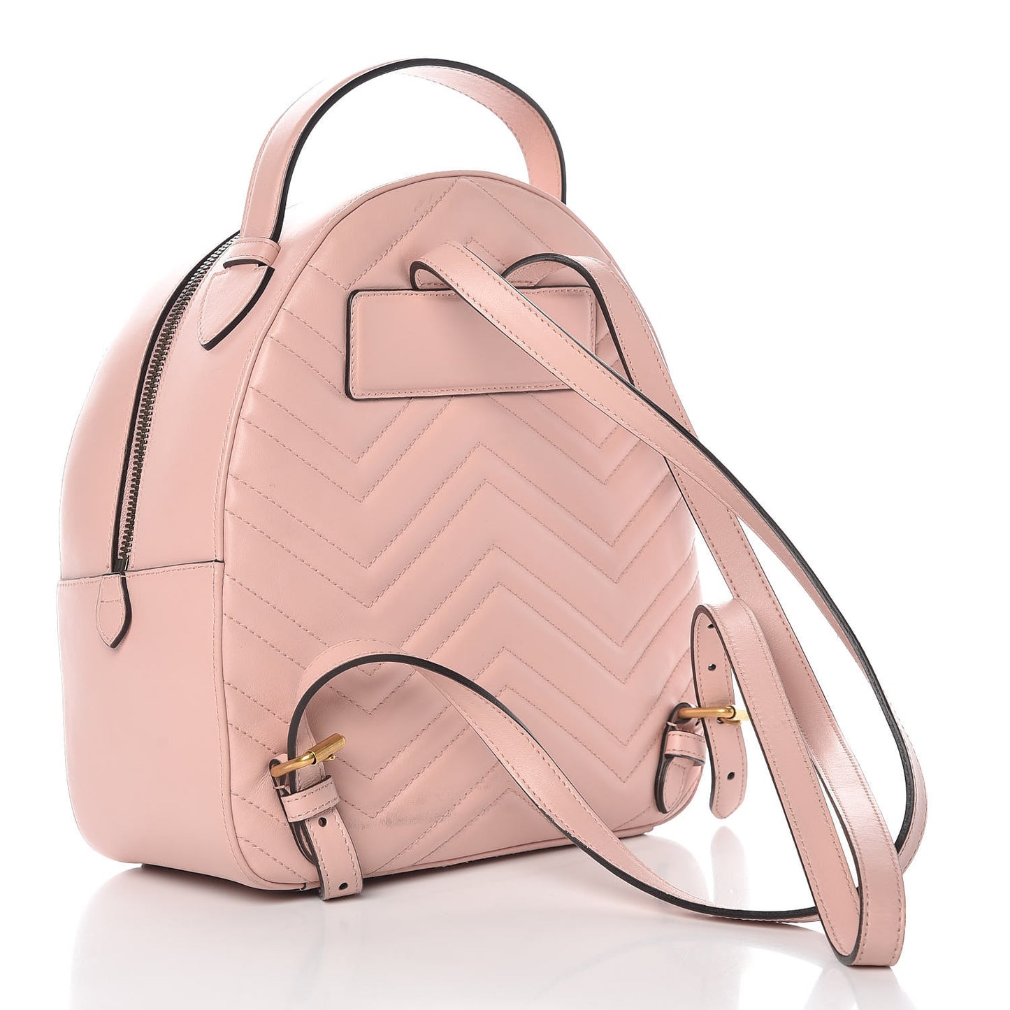 Calfskin Matelasse GG Marmont Dome Backpack Perfect Pink