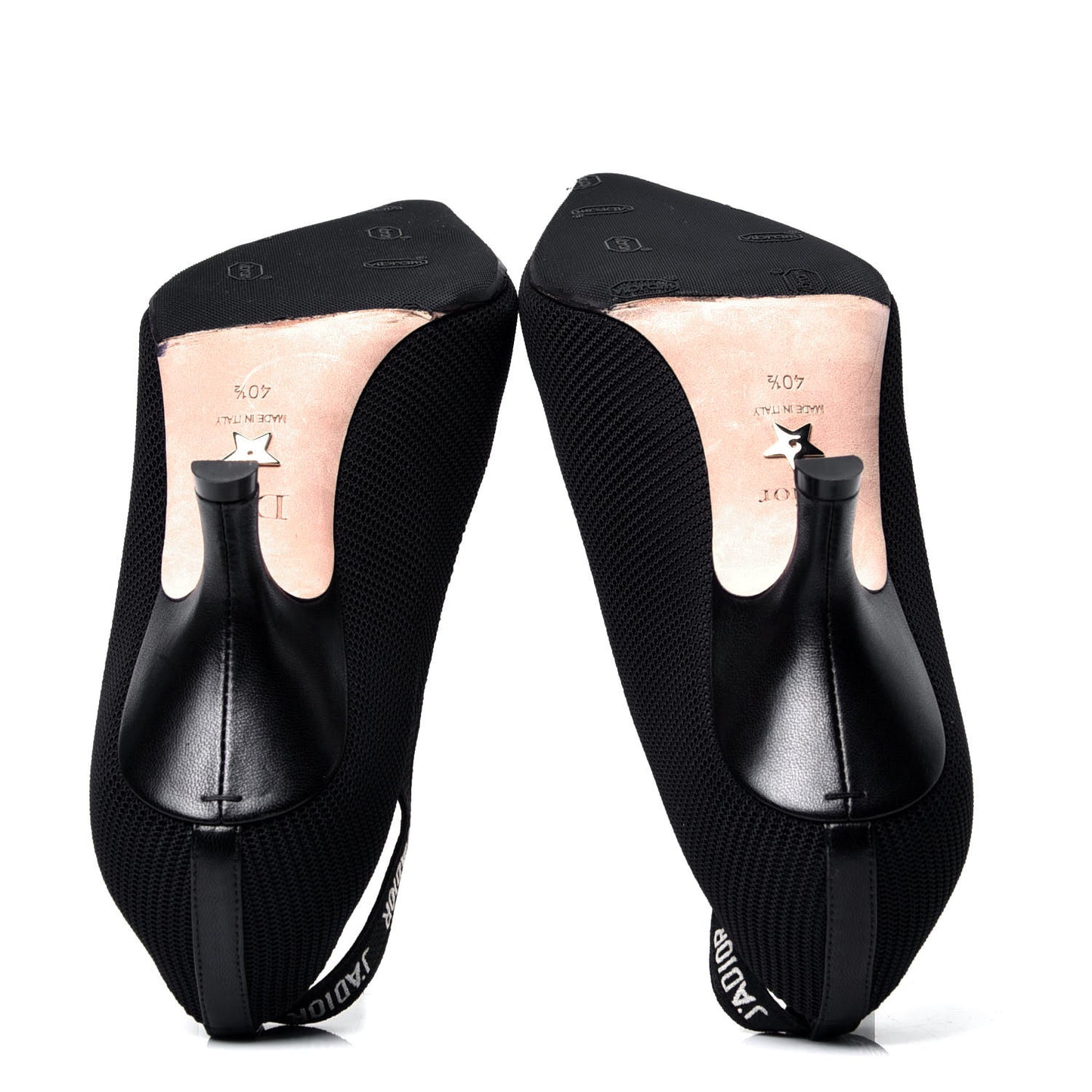 Fabric J'Adior Ribbon Pumps 40.5 Black