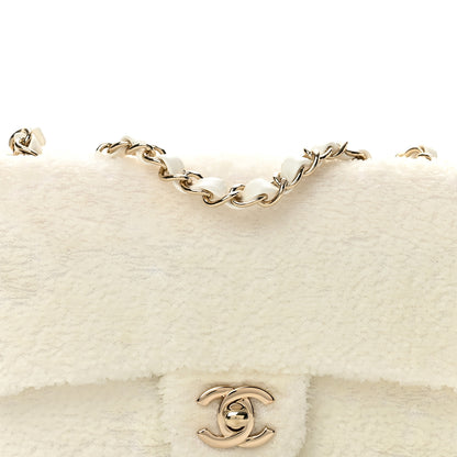 Chanel Sequin Small Single Flap White 8 of 11