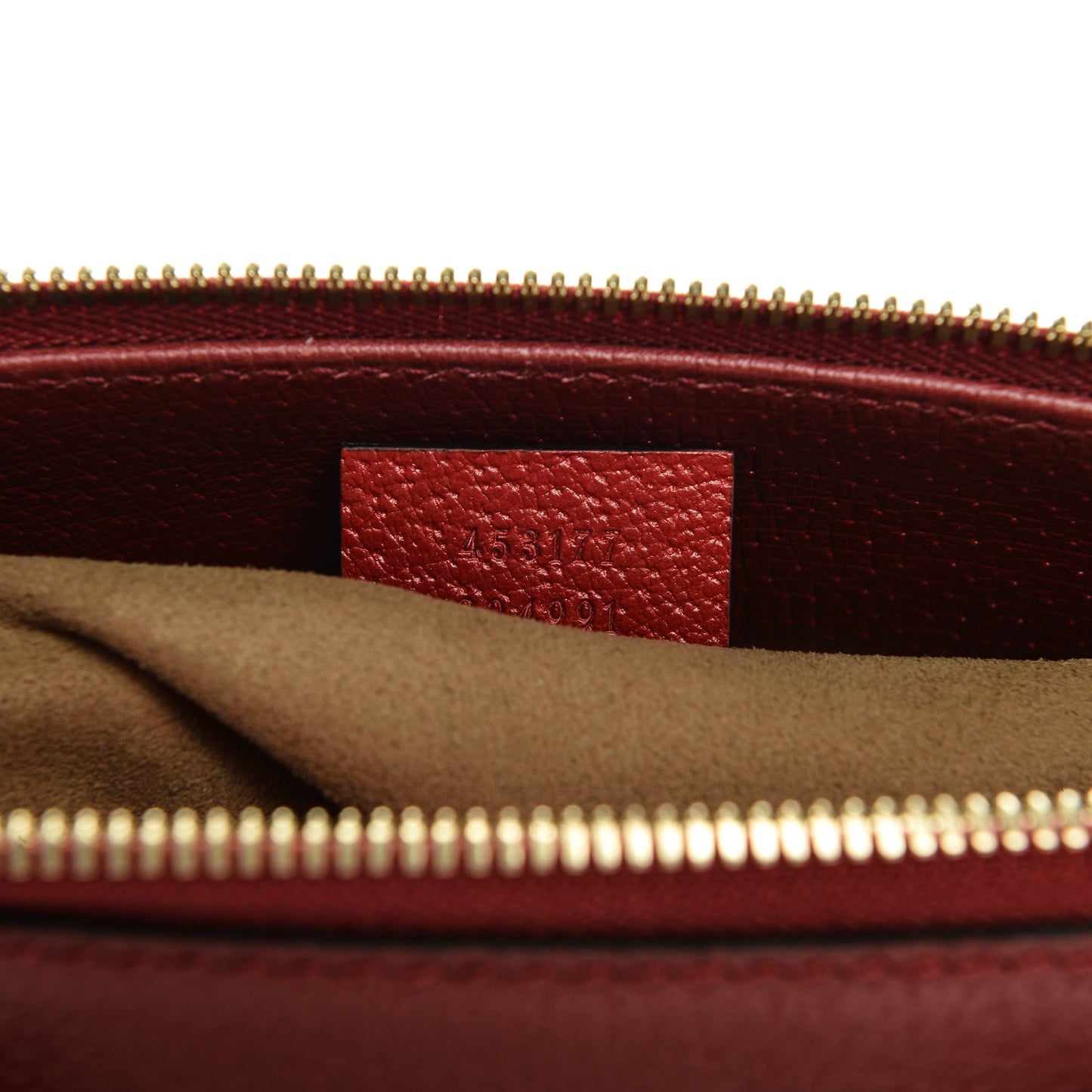 GG Supreme Monogram Tian Mini Zip Top Tote Beige Multicolor Red