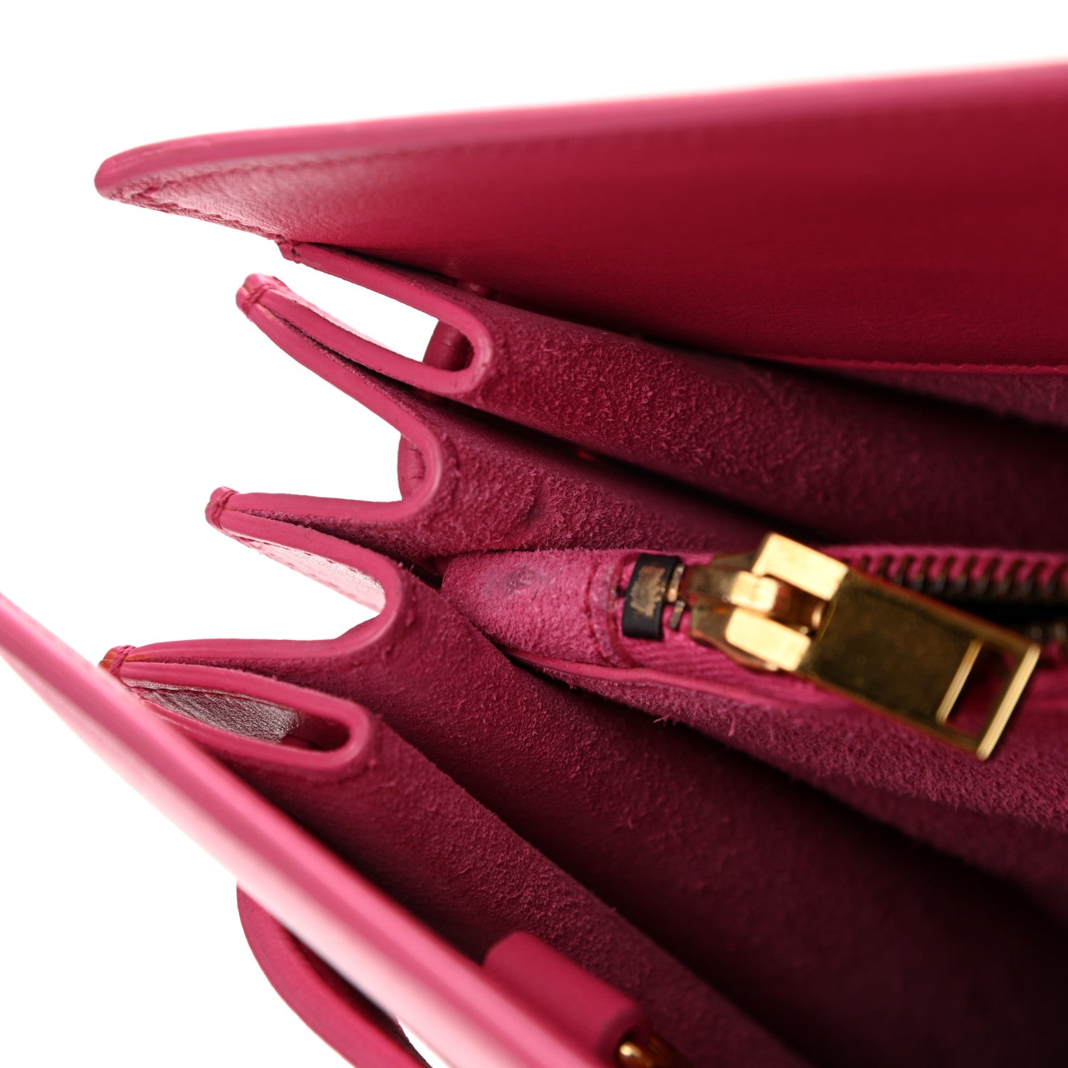 Saint Laurent Calfskin Small Sac De Jour Bubblegum 13 of 13