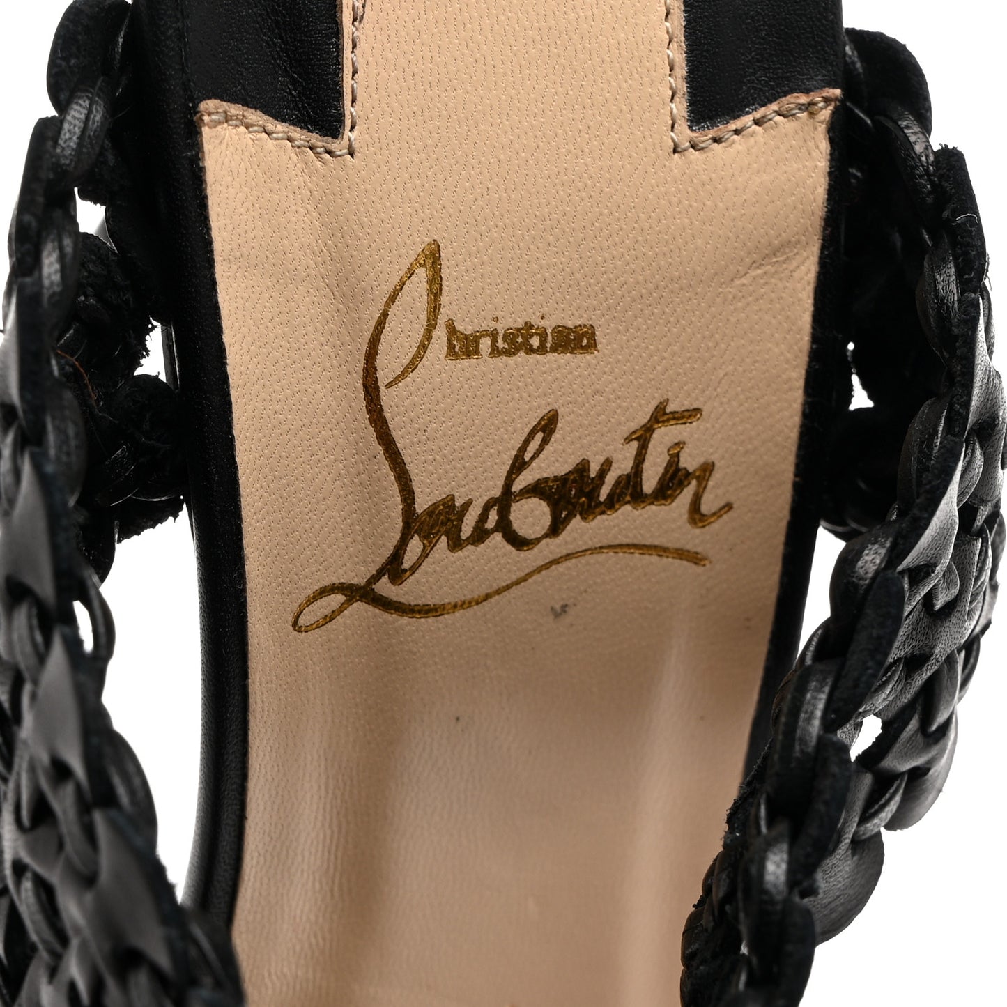 Kid Braided Calamazone 85 Sandals 37.5 Black