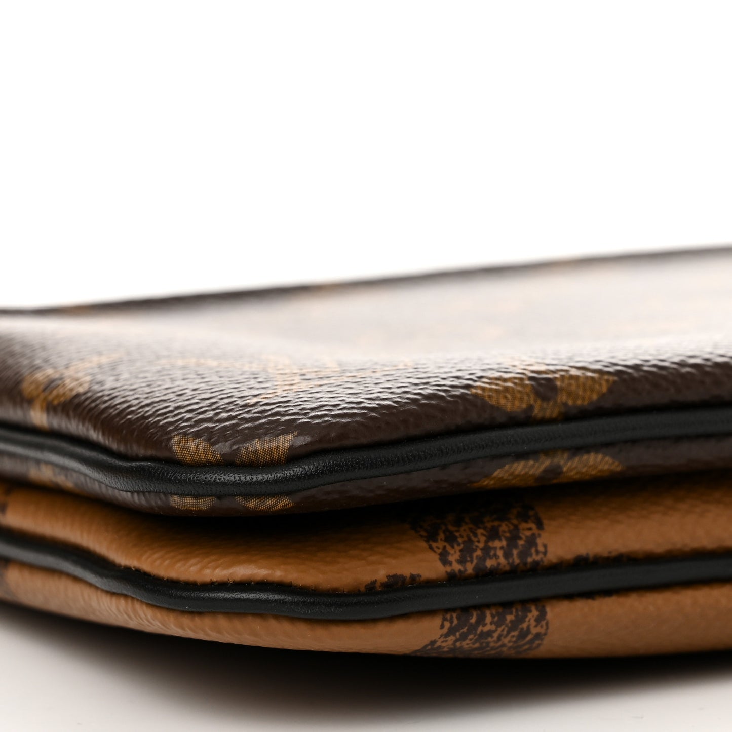 Reverse Monogram Giant Double Zip Pochette