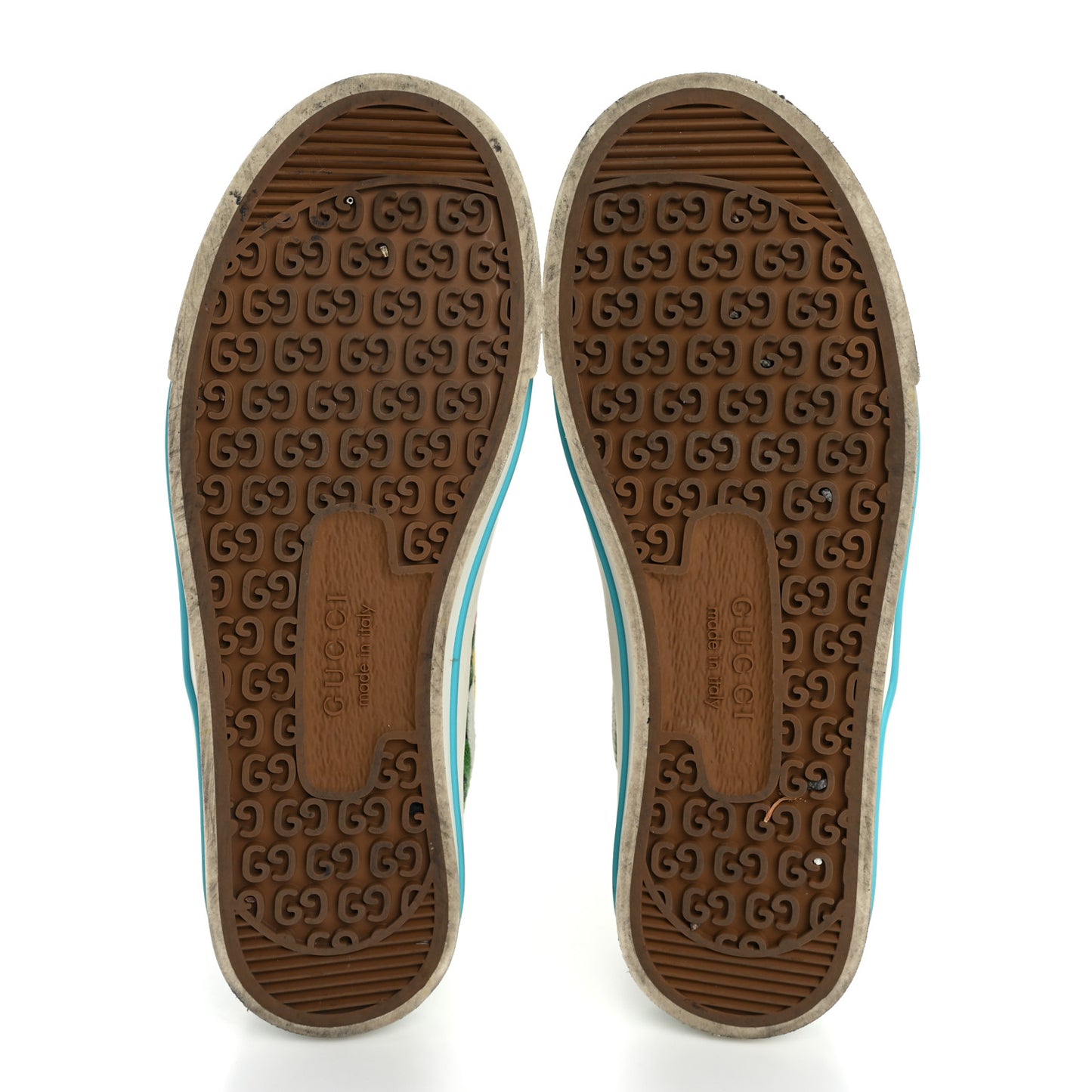 Monogram Multicolor Web Womens 1977 Tennis High Top Sneakers 36.5 Light Blue Mystic White Tangerine Pink Yellow Green Red