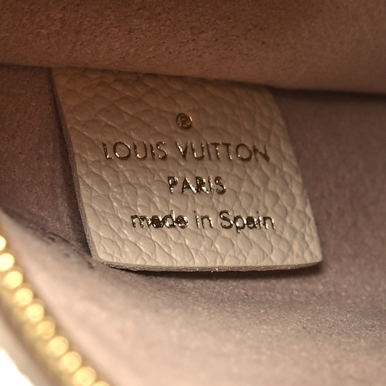 Louis Vuitton Empreinte Monogram Giant Neverfull MM Pochette Creme Rose Trianon 6 of 10