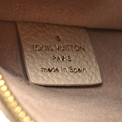 Louis Vuitton Empreinte Monogram Giant Neverfull MM Pochette Creme Rose Trianon 6 of 10