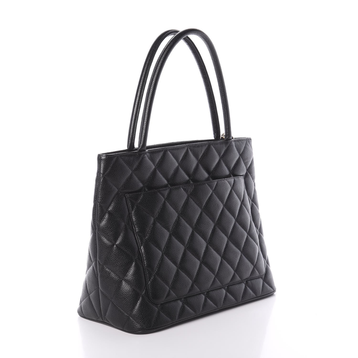 Chanel Caviar Quilted Medallion Tote Black 3 of 10