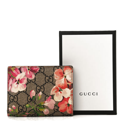 Gucci GG Supreme Monogram Blooms Card Case Beige Multicolor Dry Rose 11 of 11