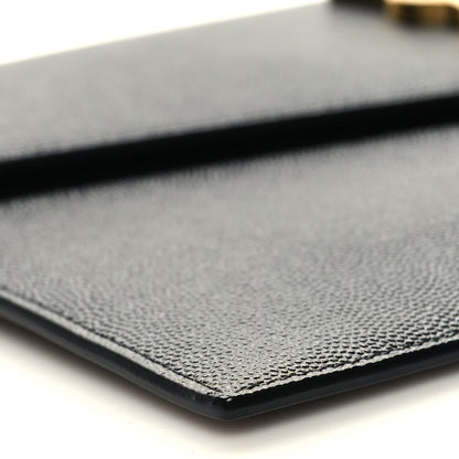 Saint Laurent Grain De Poudre Uptown Pouch Black 9 of 10