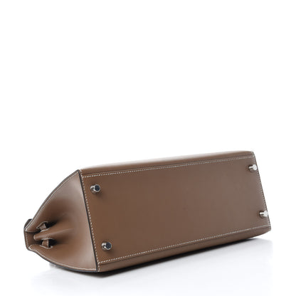 Hermes Tadelakt Kelly Sellier 28 Etoupe 4 of 13