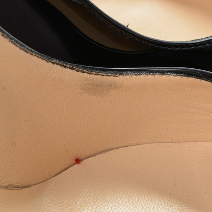Christian Louboutin Patent Tibur 120 Pumps 38 Black 8 of 9