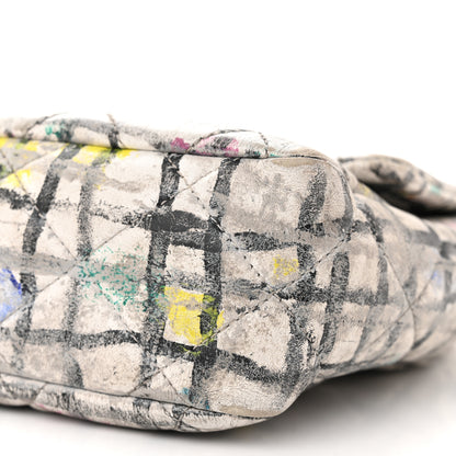 Chanel Calfskin Hand Painted Graffiti Flap Multicolor 10 of 11