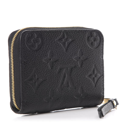 Louis Vuitton Empreinte Zippy Coin Purse Black 3 of 9