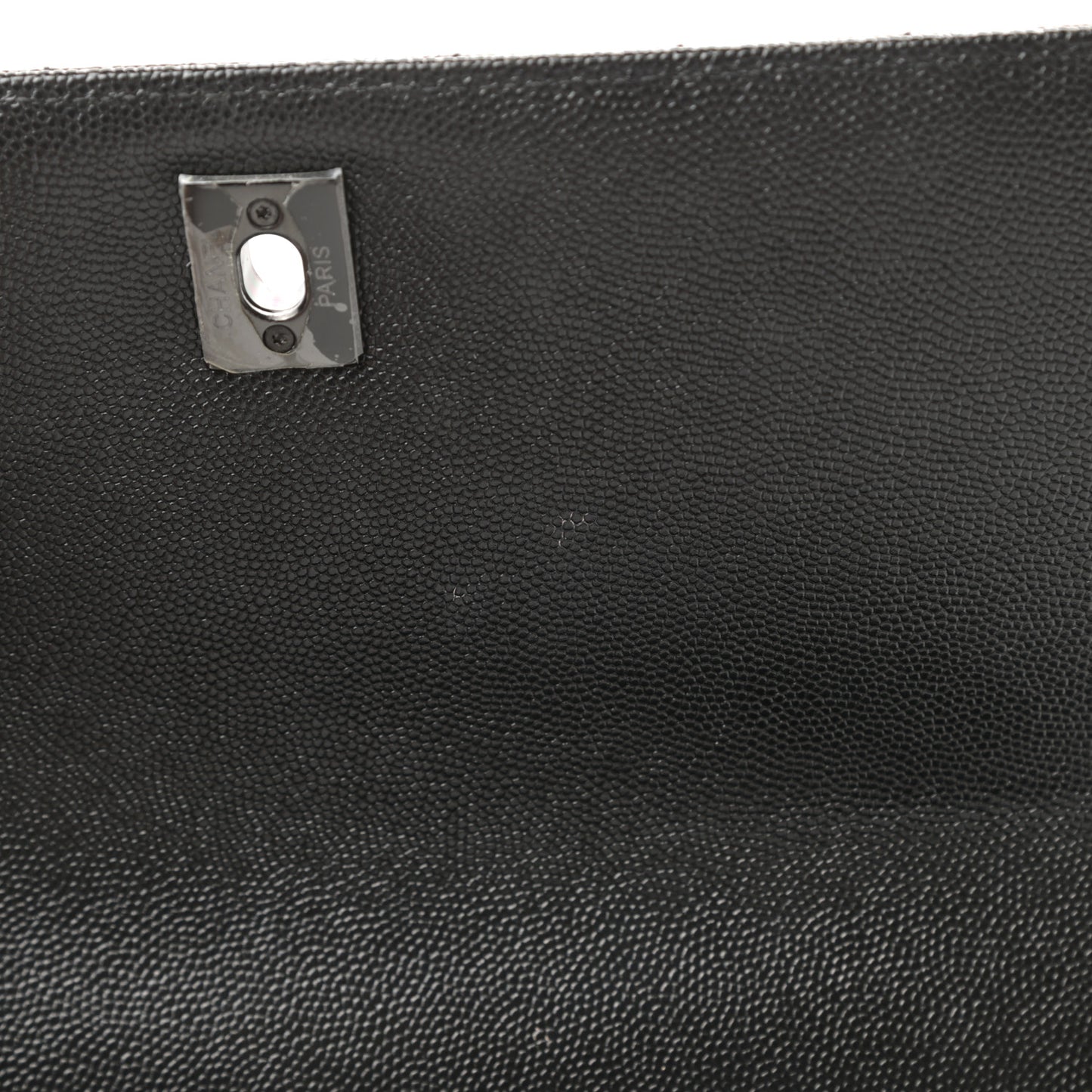 Caviar Chevron Quilted Small Coco Handle Flap So Black