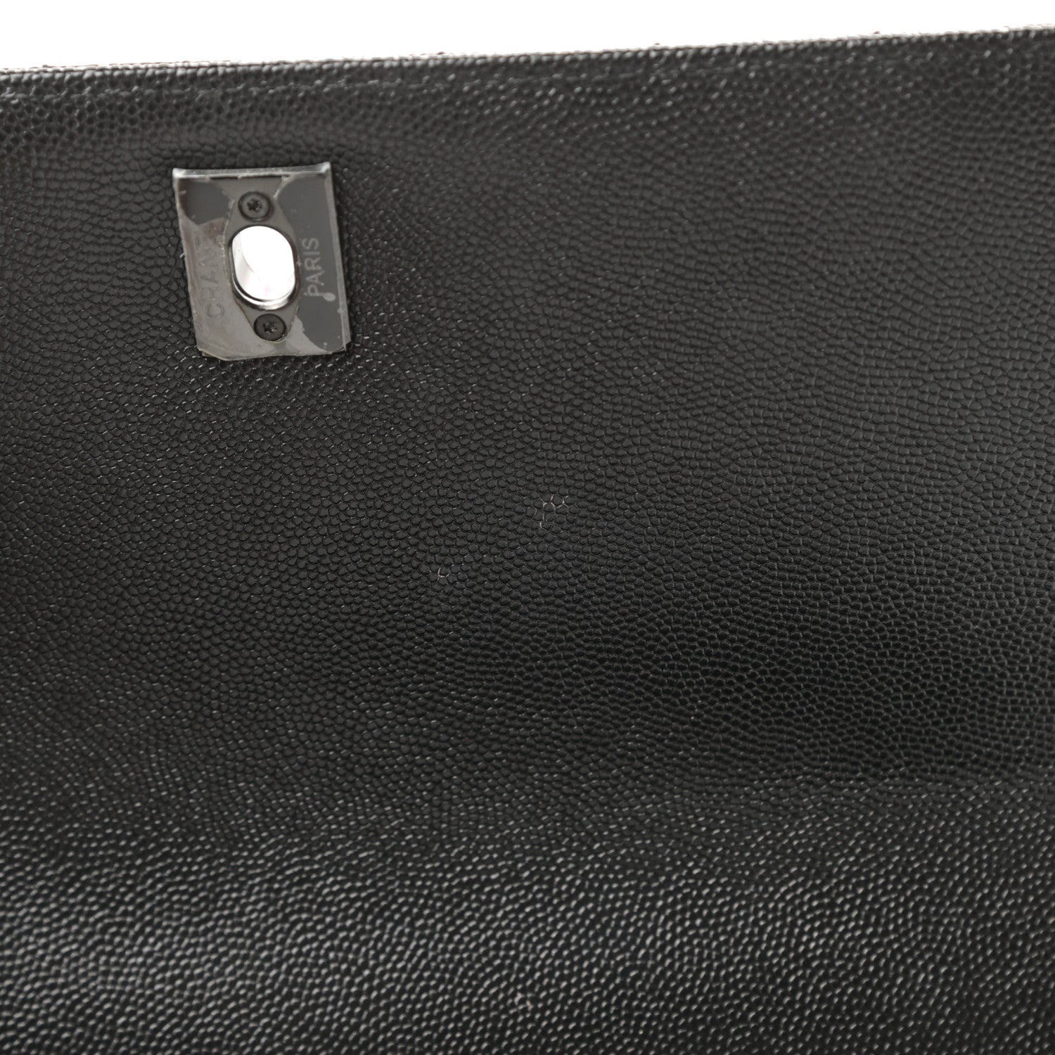 Chanel Caviar Chevron Quilted Small Coco Handle Flap So Black 11 of 13