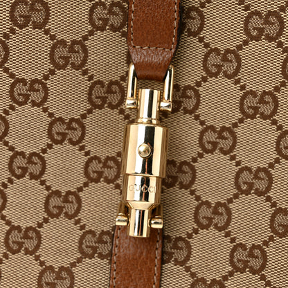 Gucci Monogram Calfskin Large Bardot Shoulder Bag Brown 12 of 14