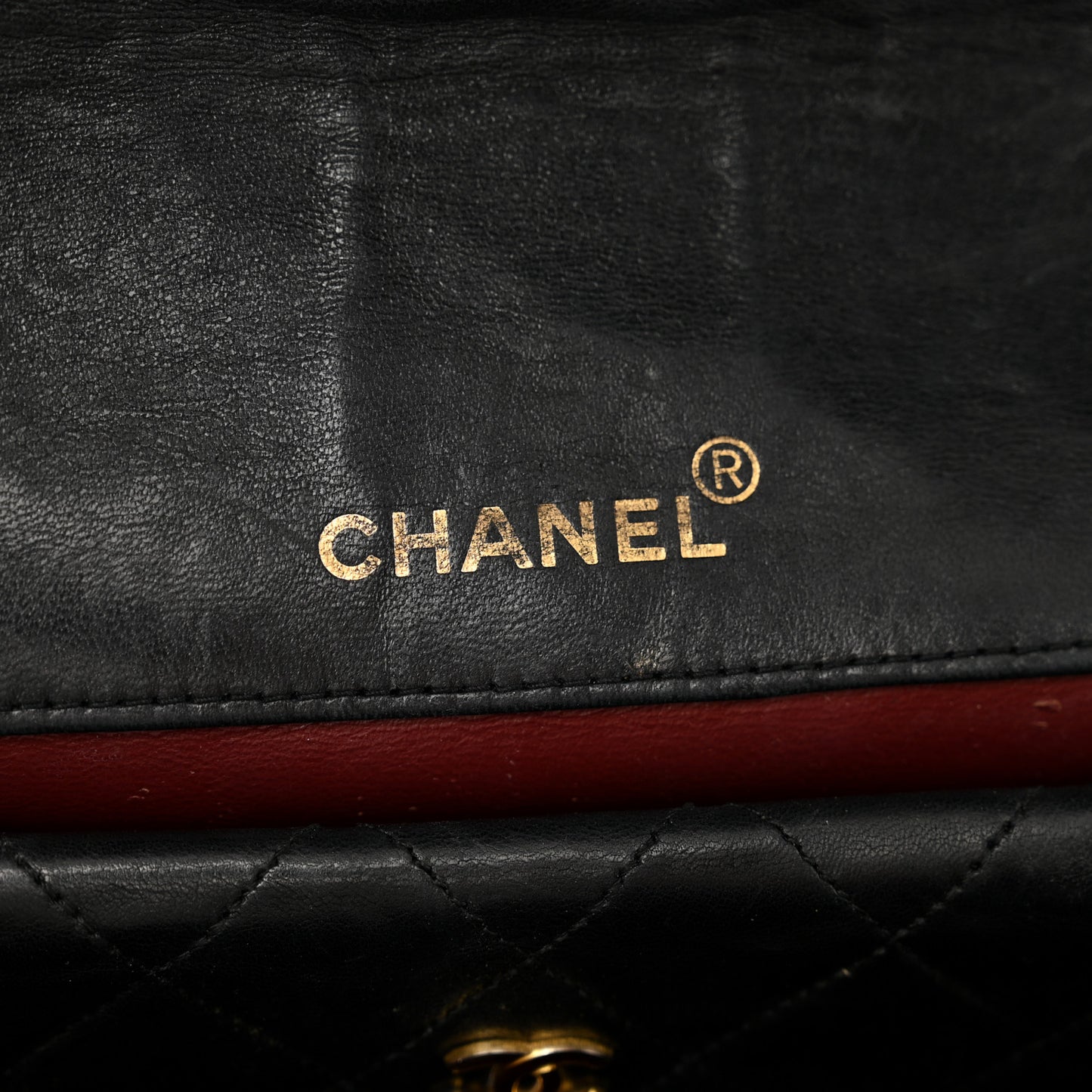 Lambskin Quilted Medium Single Flap Black