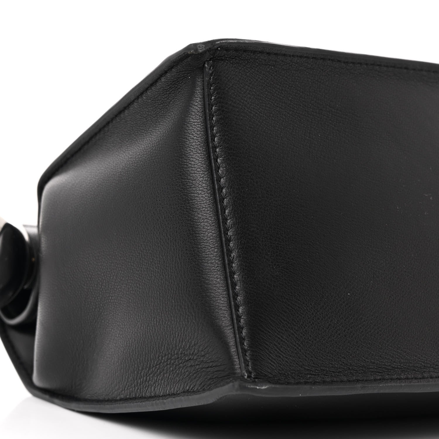 Jacquemus Smooth Calfskin La Pochette Rond Carre Black 7 of 10