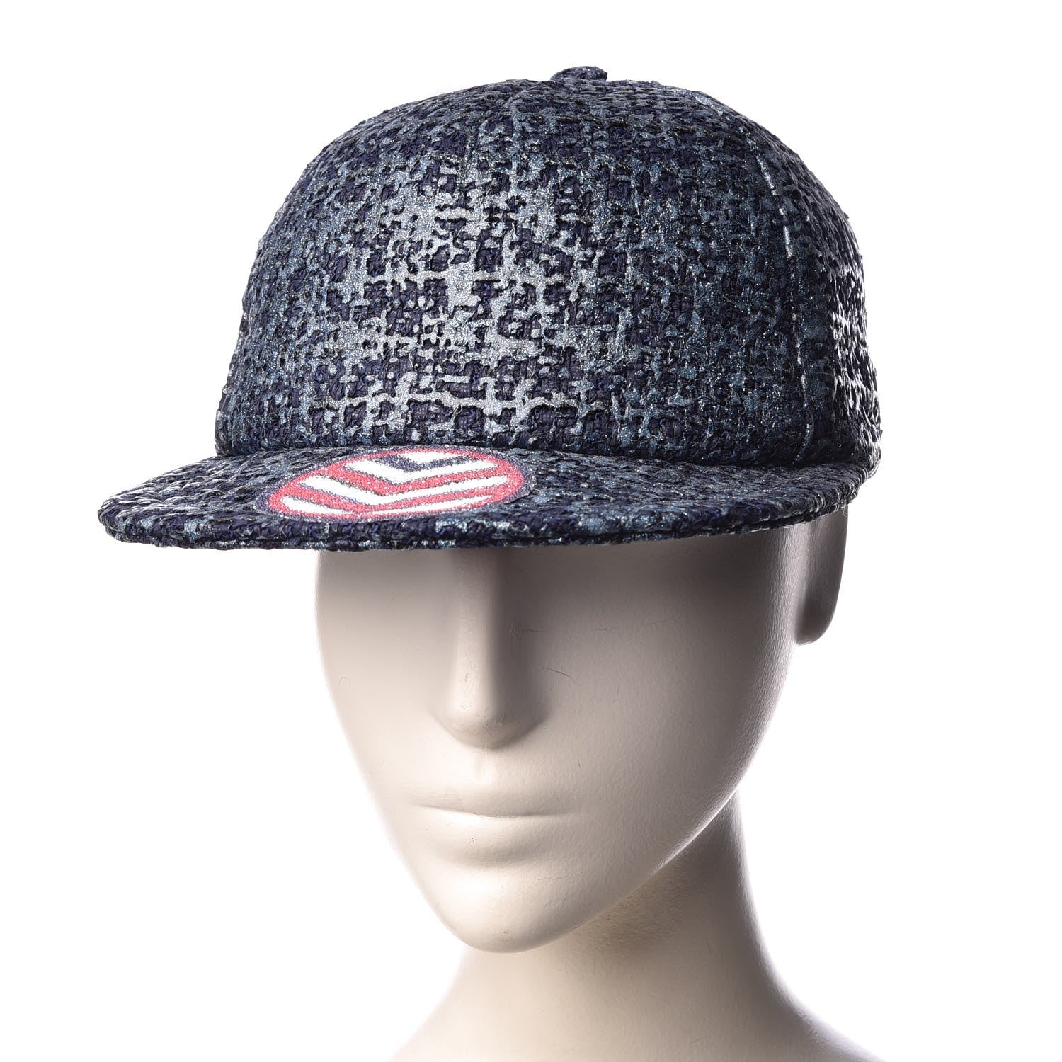 Chanel Cotton Glitter Strass Cap Hat Multicolor 2 of 8