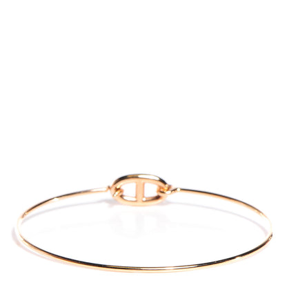 Hermes 18K Rose Gold PM Ronde Chaine d'Ancre Bracelet SH 5 of 6