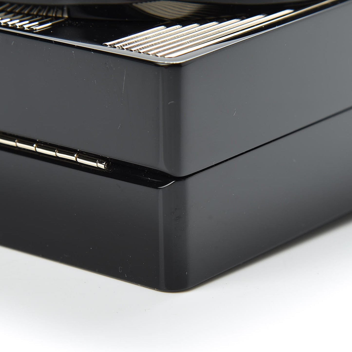 Plexiglass Strass N°5 Minaudiere Black Gold