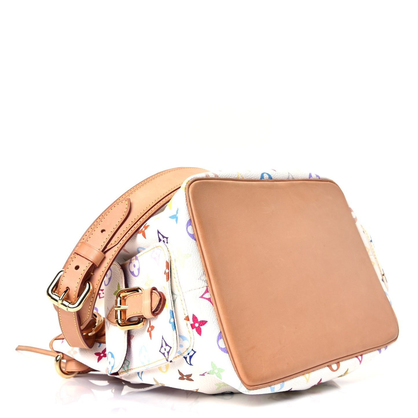 Monogram Multicolor Petit Noe White
