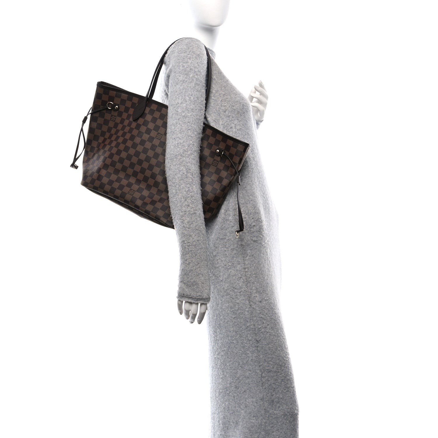 Louis Vuitton Damier Ebene Neo Neverfull MM 2 of 12