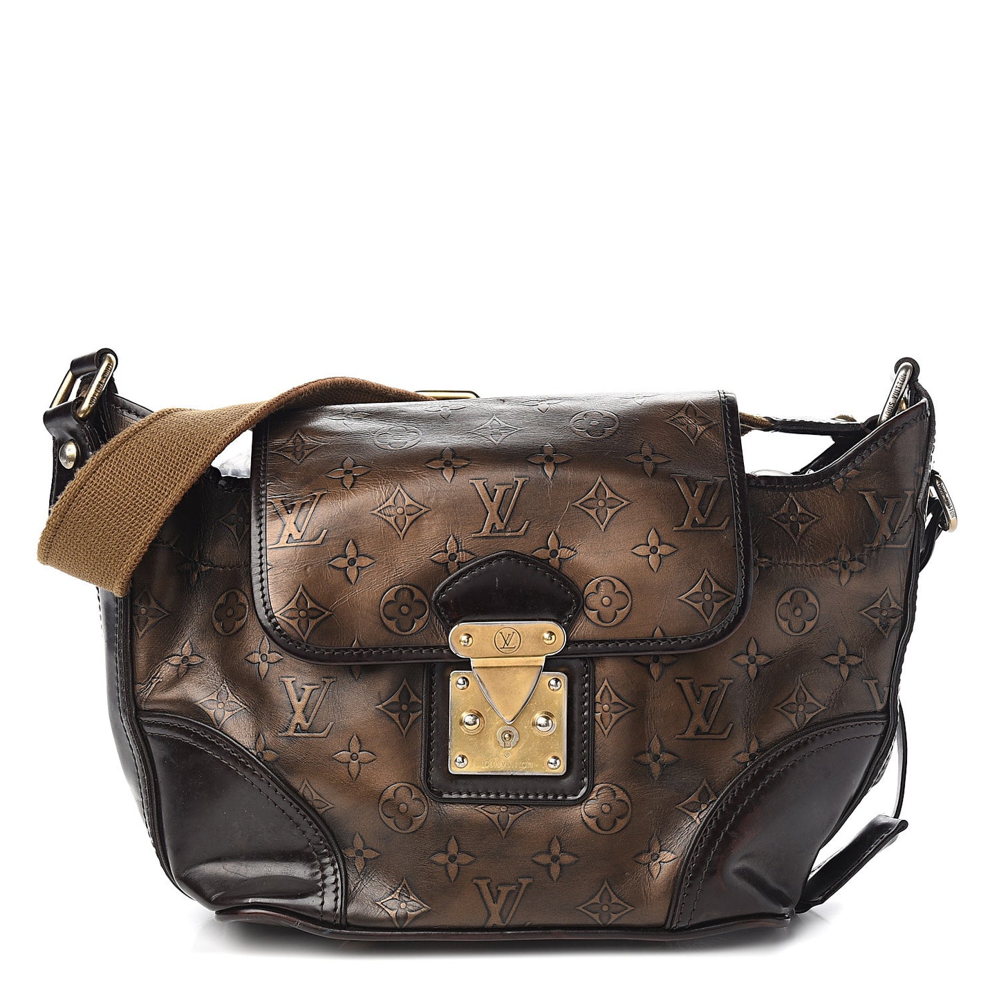 Monogram Embossed Sergent PM Bronze