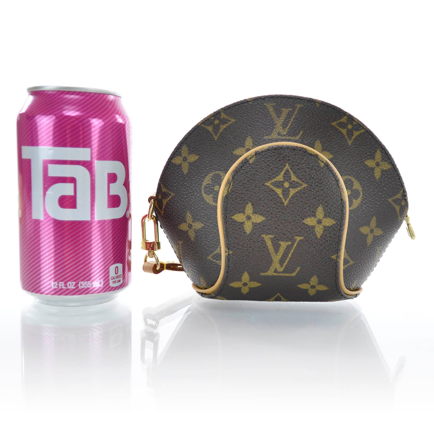 Louis Vuitton Monogram Mini Ellipse Wristlet Clutch 2 of 10