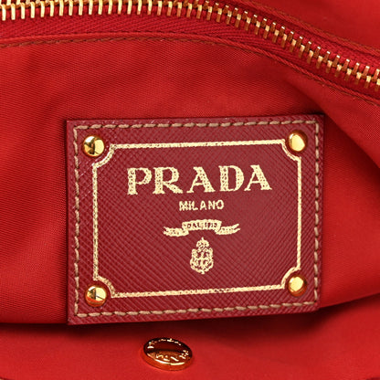 Prada Tessuto Nylon Saffiano Tote Bordeaux Etrusco 6 of 13