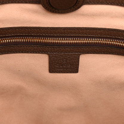 Gucci GG Supreme Monogram Medium Ophidia Shopping Tote Brown 6 of 9