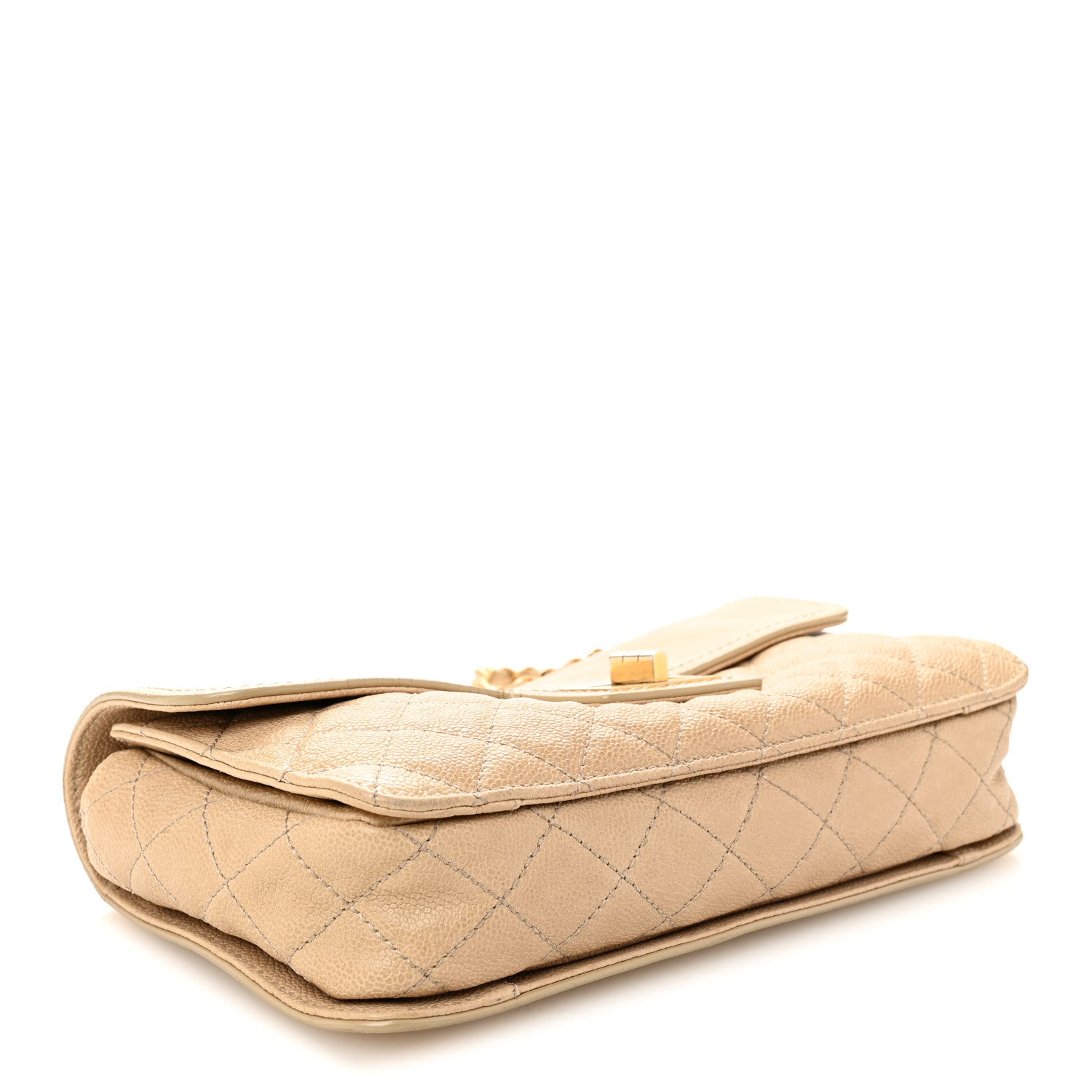 Chanel Caviar Quilted Medium Mademoiselle Flap Beige 4 of 10