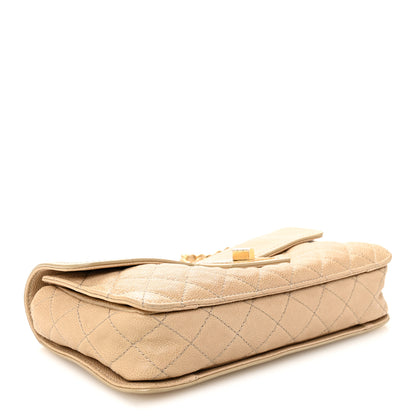 Chanel Caviar Quilted Medium Mademoiselle Flap Beige 4 of 10