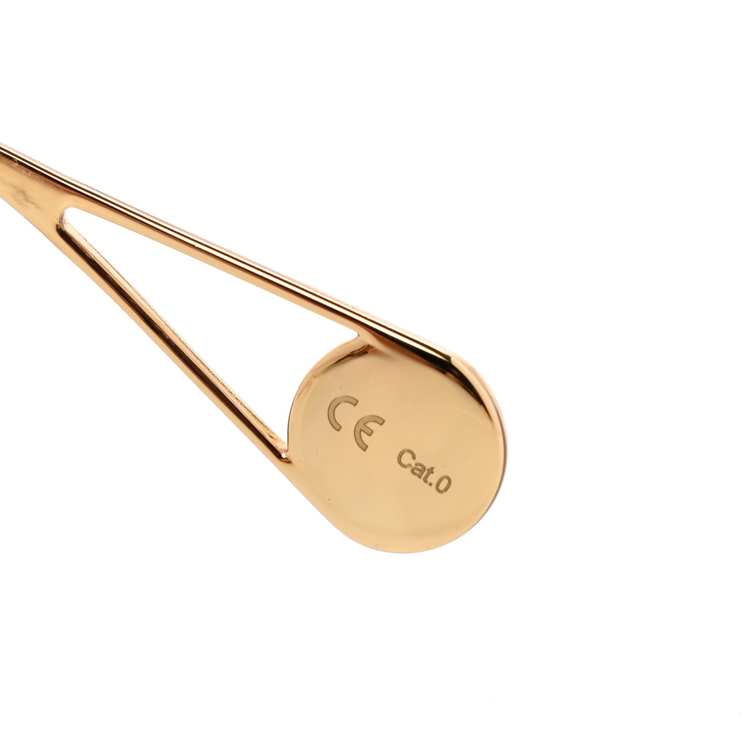 Gucci Metal Pearl Cat Eye Sunglasses GG0364S Gold 7 of 7