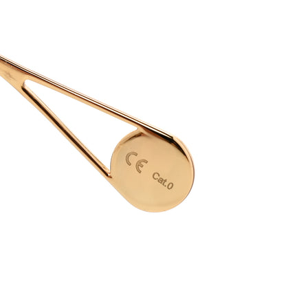 Gucci Metal Pearl Cat Eye Sunglasses GG0364S Gold 7 of 7
