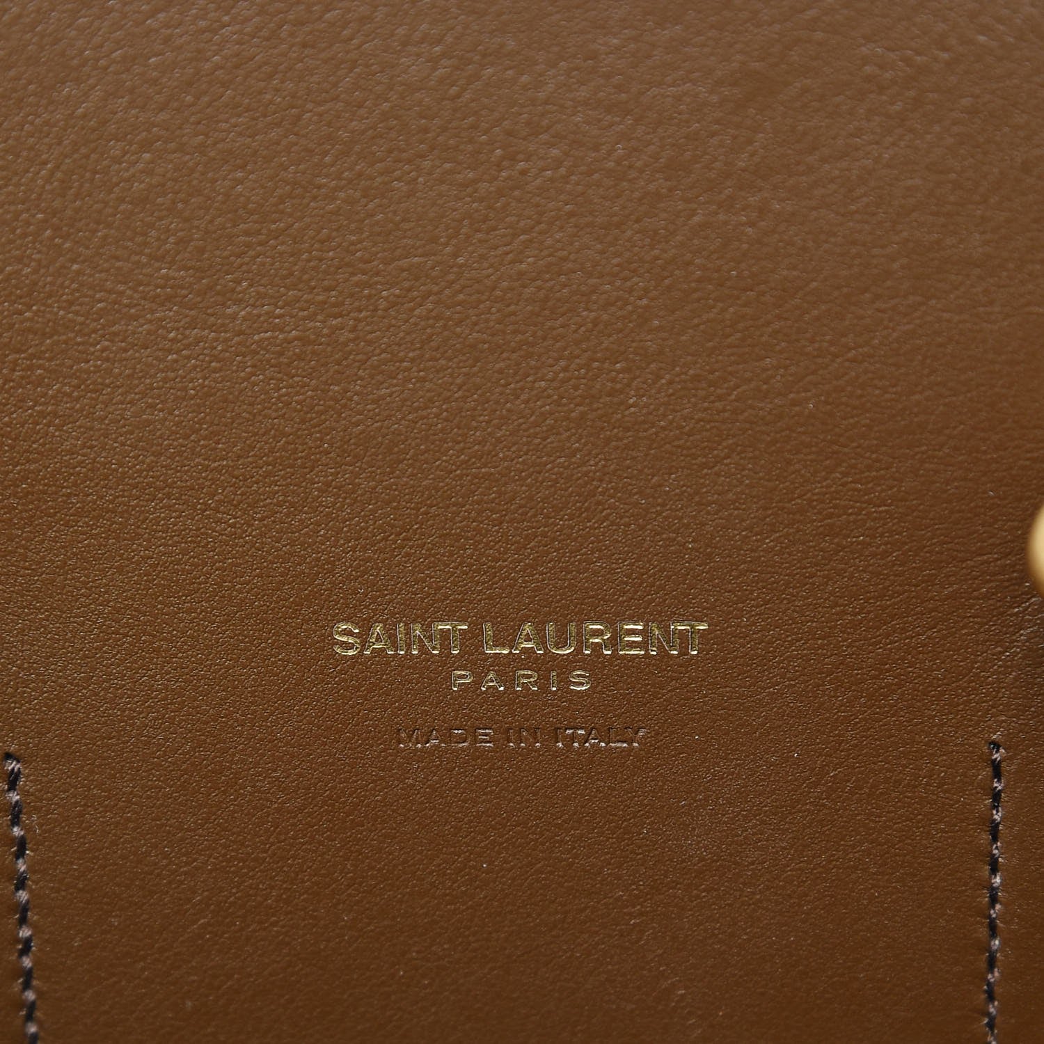 Saint Laurent Suede Calfskin Small Sac De Jour Military Brown 6 of 11
