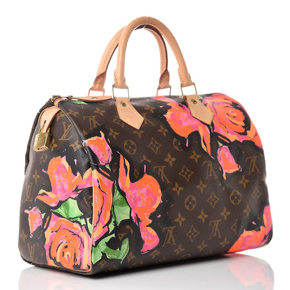 Louis Vuitton Monogram Roses Speedy 30 3 of 9