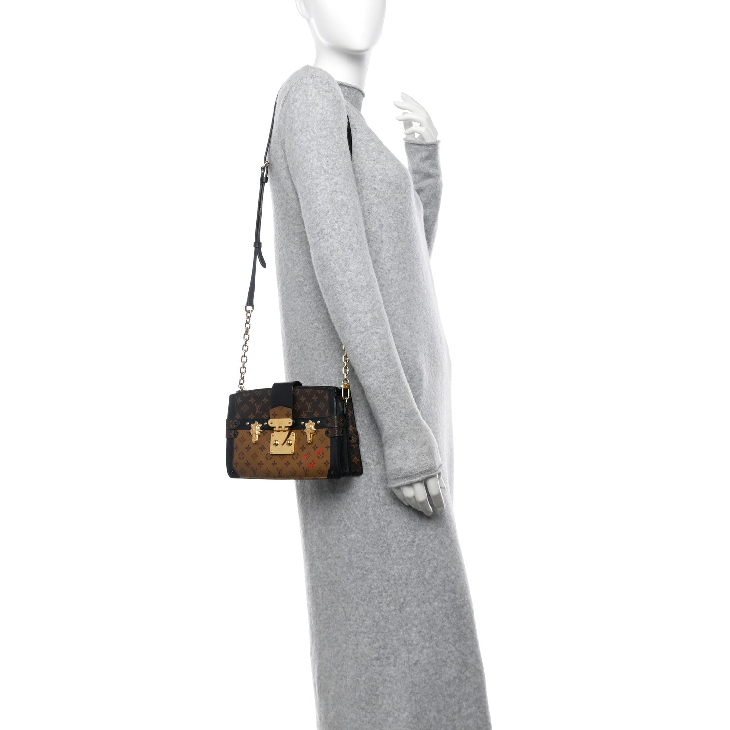 Louis Vuitton Reverse Monogram Trunk Clutch 2 of 13