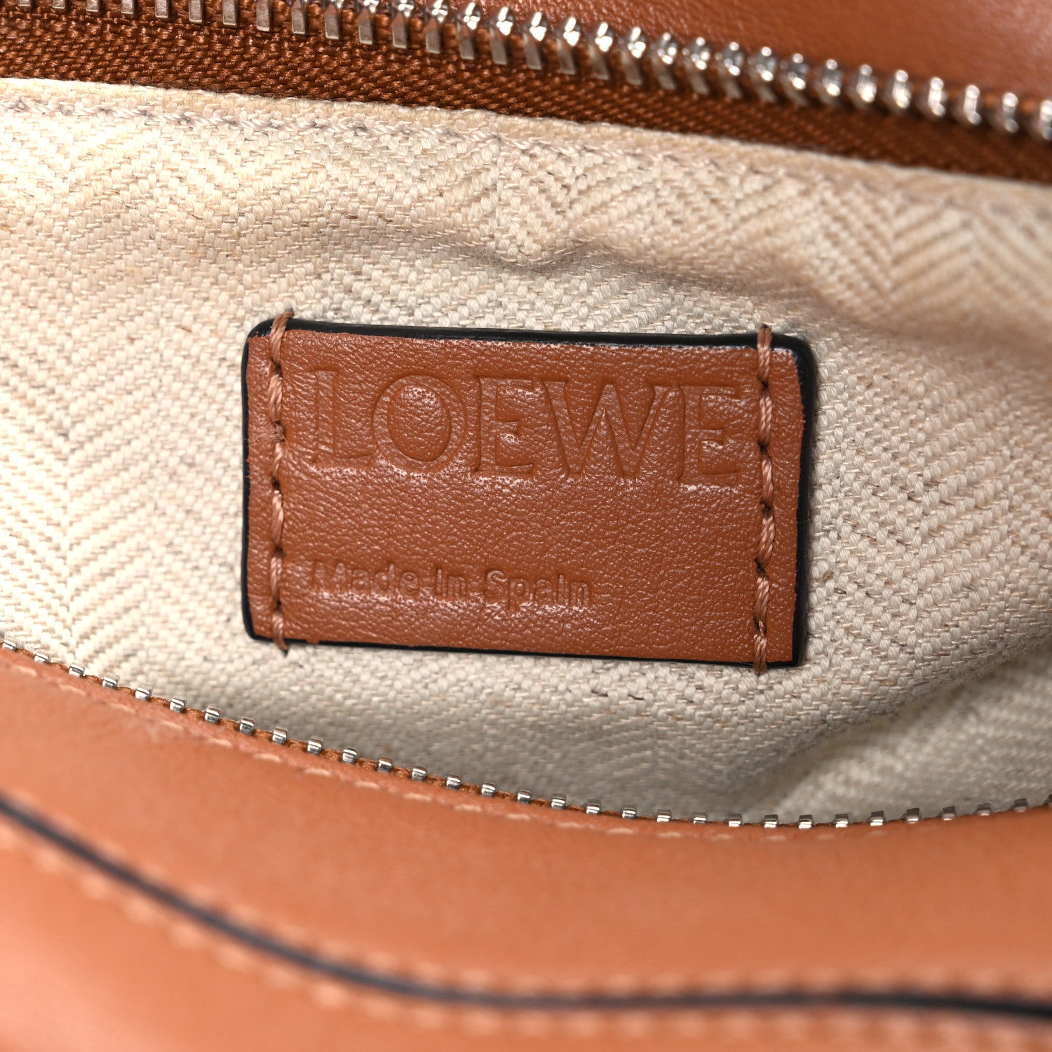 Loewe Calfskin Small Puzzle Bag Tan 6 of 11