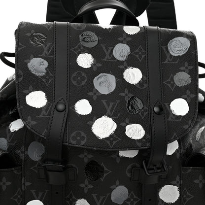 Louis Vuitton LV X YK Monogram Eclipse Dots Christopher MM Backpack Black 7 of 9