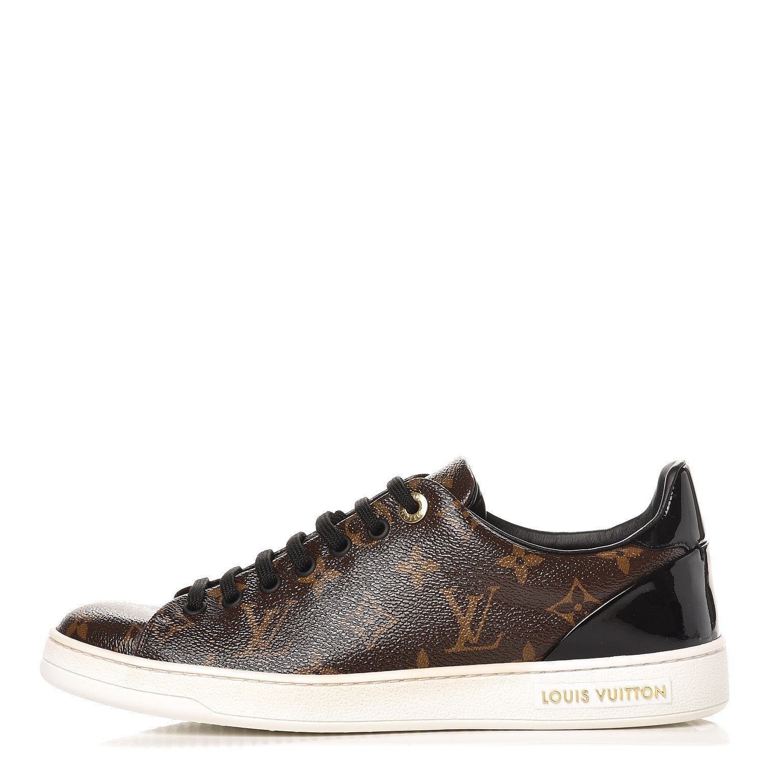 Louis Vuitton Patent Monogram Frontrow Sneakers 39 1 of 10