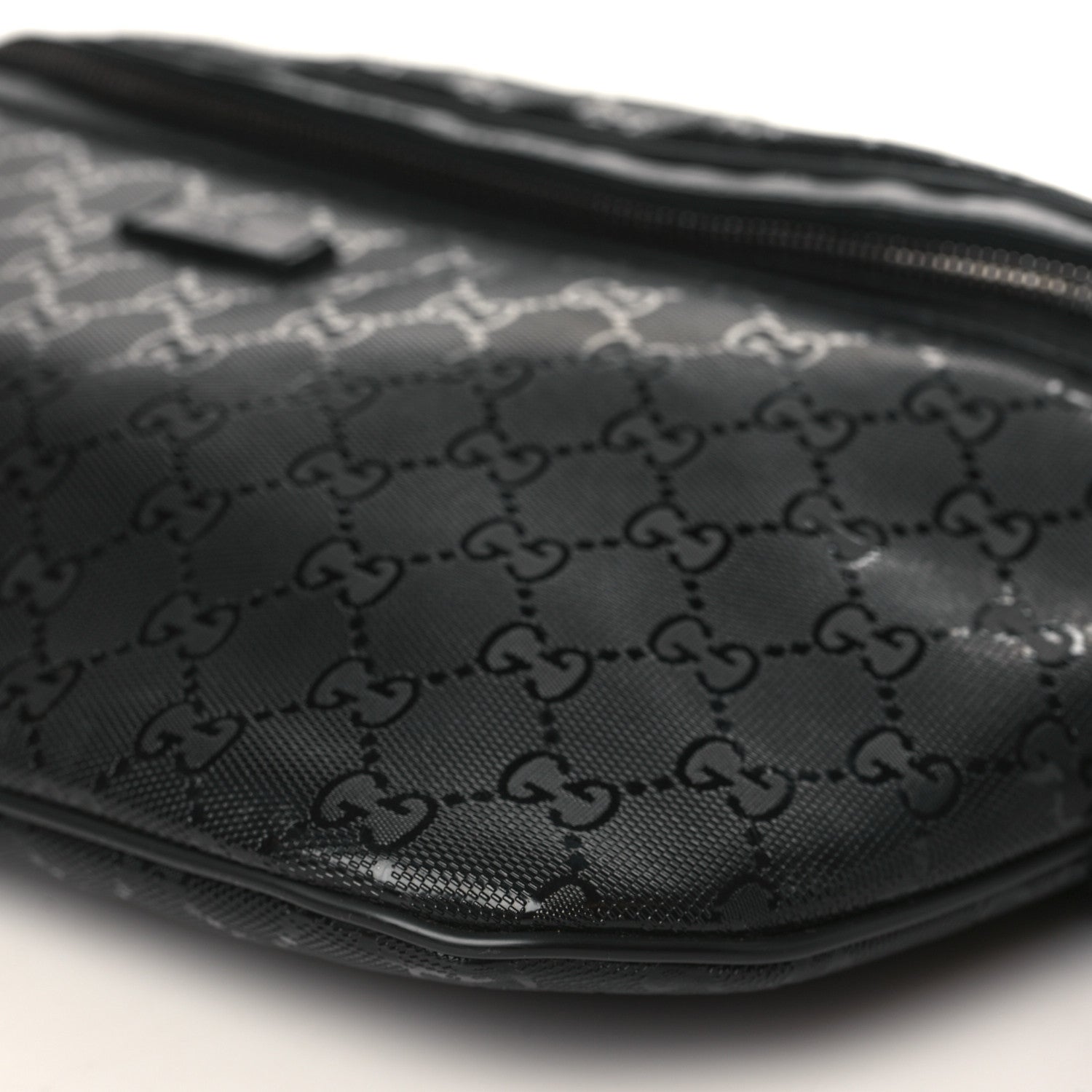 Gucci Imprime Monogram Belt Bag Black 9 of 9