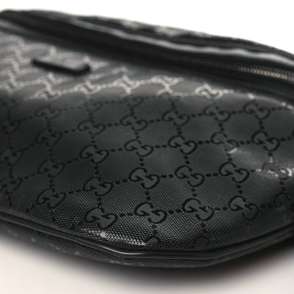 Gucci Imprime Monogram Belt Bag Black 9 of 9