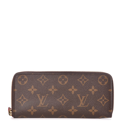 Louis Vuitton Monogram Clemence Wallet Fuchsia 1 of 7